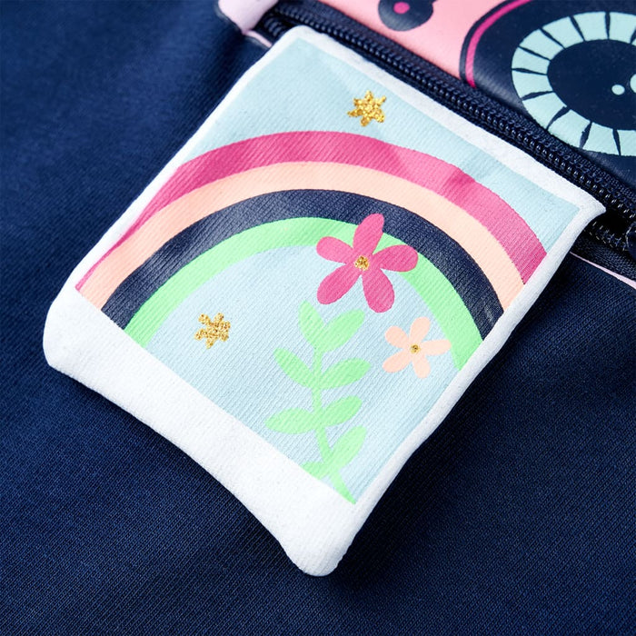 Maglietta da Bambina Blu Marino 140 10473