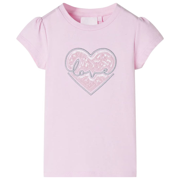 Maglietta da Bambina Rosa Chiaro 92cod mxl 85326