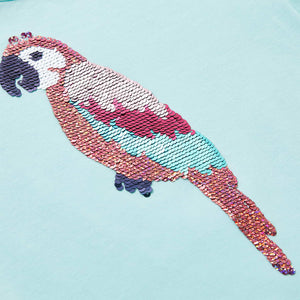 Maglietta da Bambina Acqua Chiaro 140