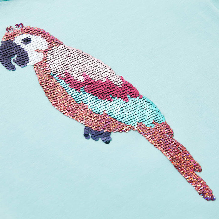 Maglietta da Bambina Acqua Chiaro 140