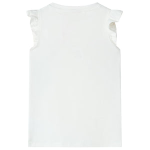 Maglietta per Bambini Ecru 128 10562