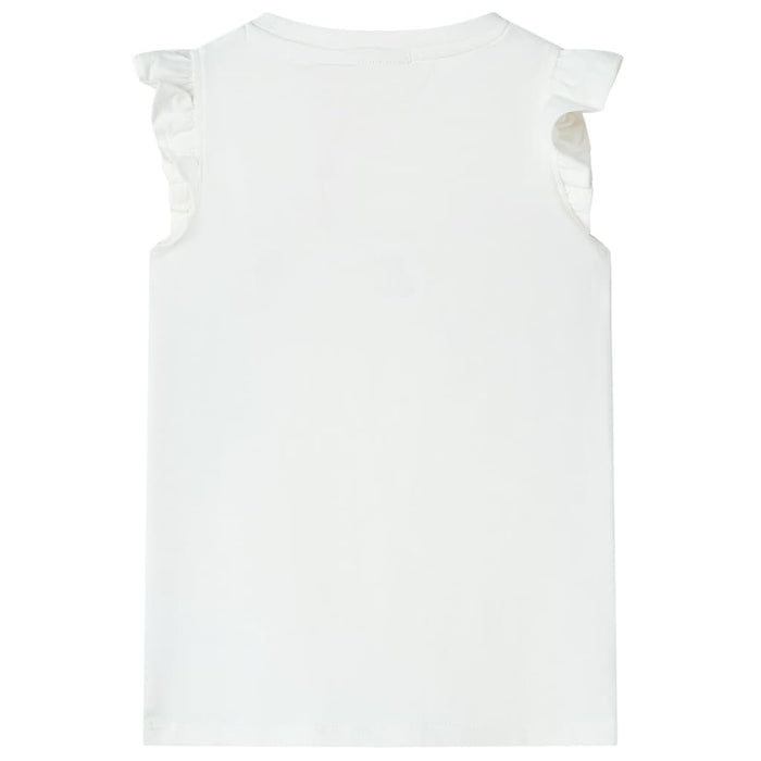 Maglietta per Bambini Ecru 128 10562