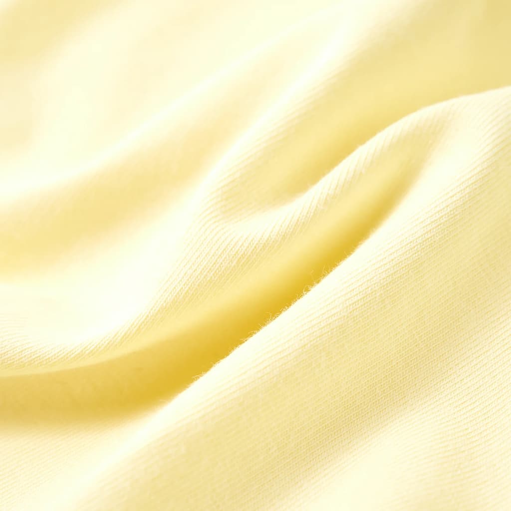 Maglietta da Bambina Giallo Tenue 128 10582