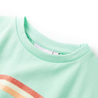 Abito da Bambina con Coulisse Verde Brillante 104 10615