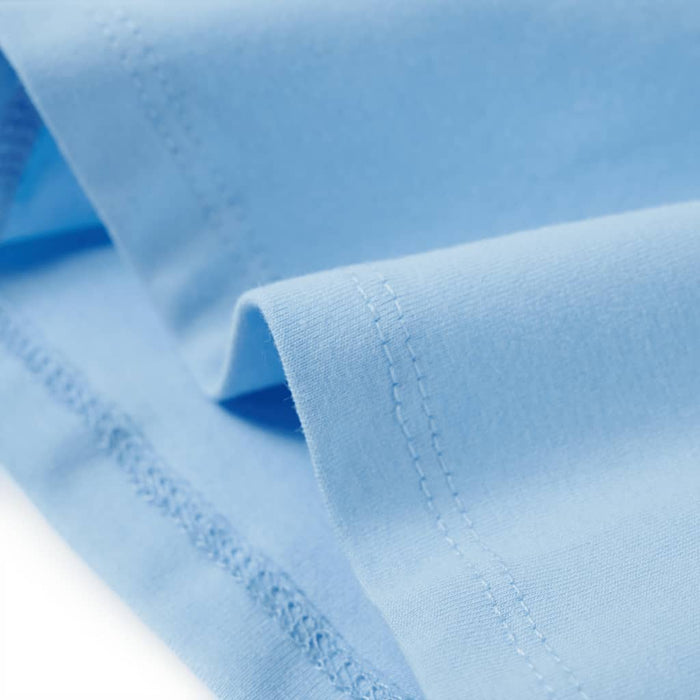 Maglietta da Bambina con Maniche Volant Azzurra 92 10629