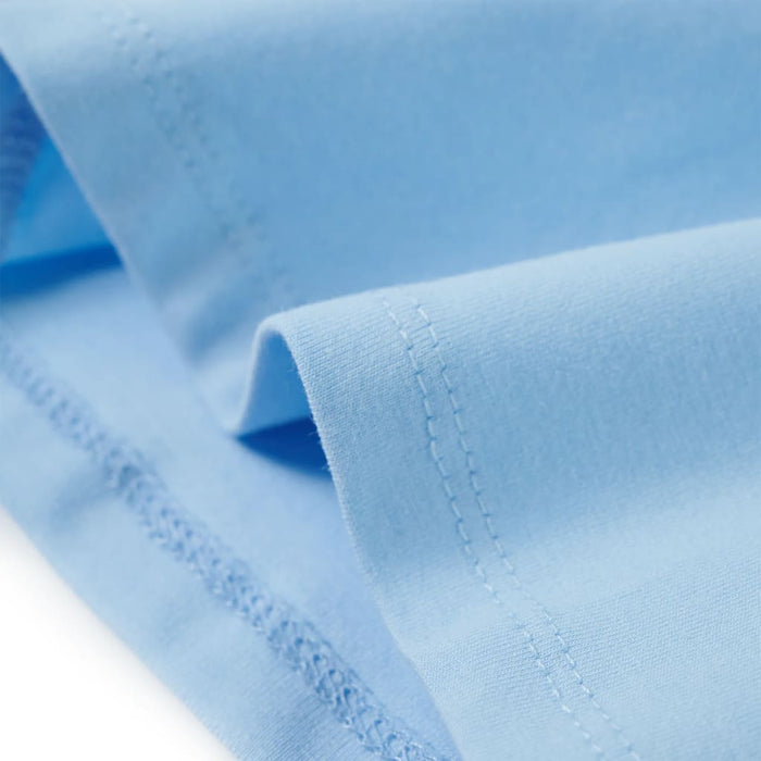 Maglietta da Bambina con Maniche Volant Azzurra 116 10631