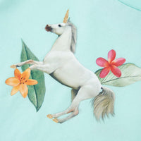 Maglietta da Bambina Maniche Corte Acqua Chiaro 116 10691