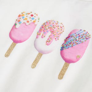 Maglietta per Bambini Ecru 104 10700