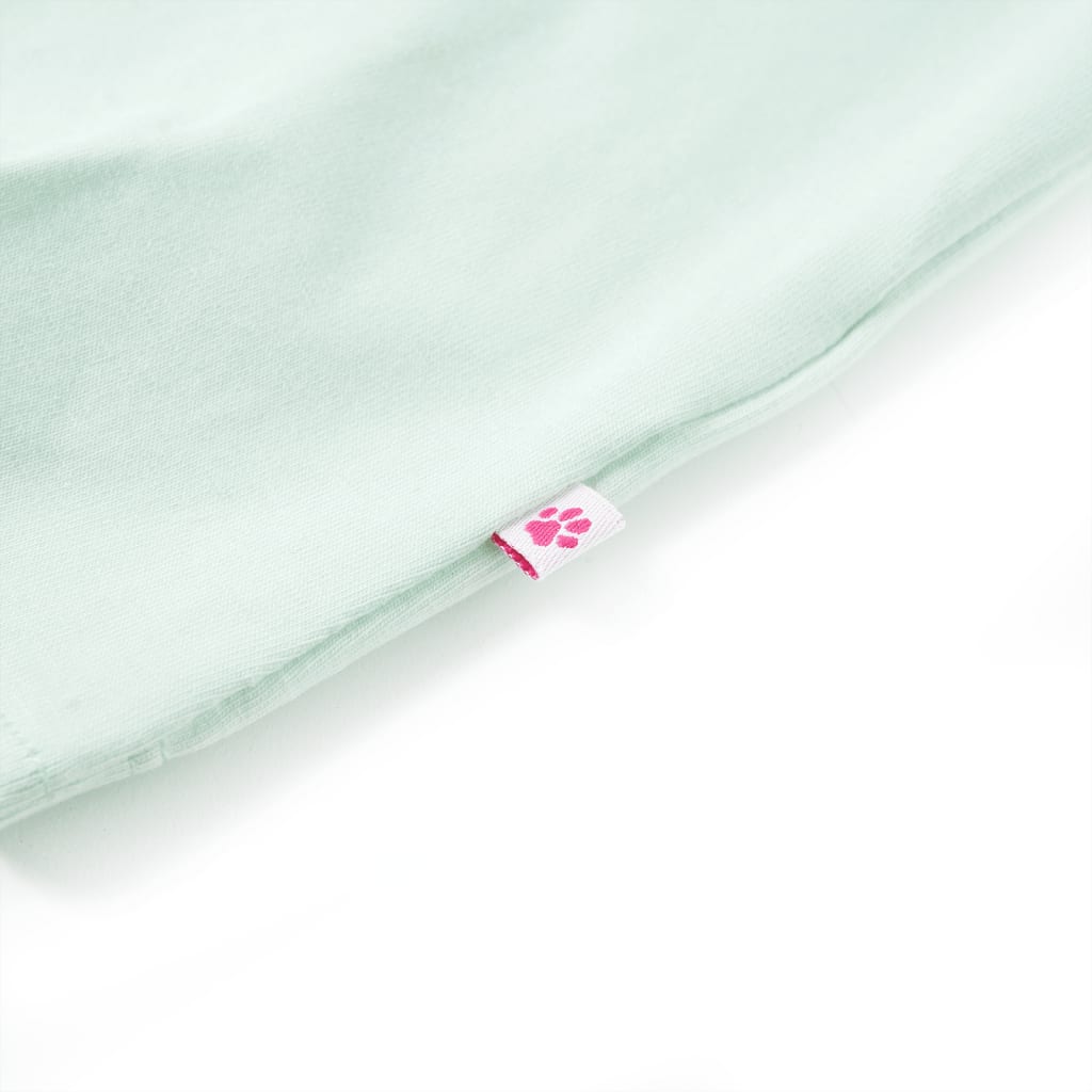 Maglietta da Bambina Menta Chiaro 128