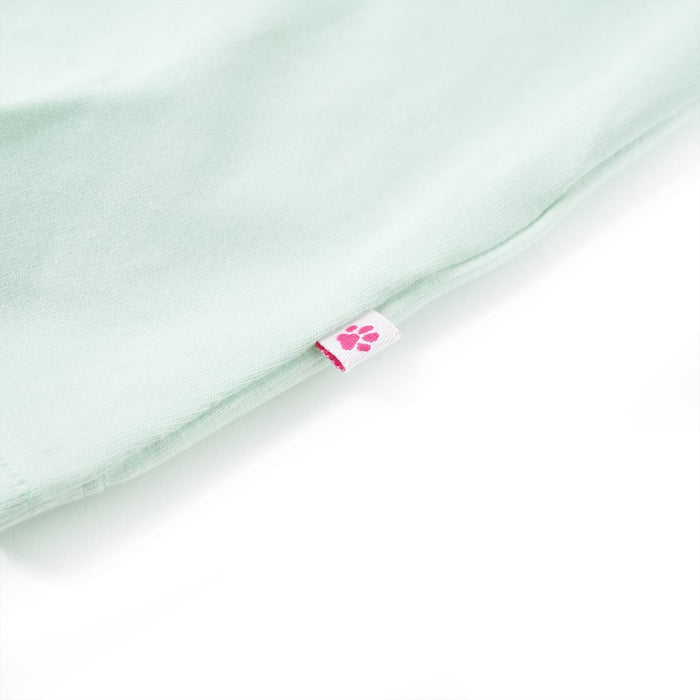 Maglietta da Bambina Menta Chiaro 128 10707