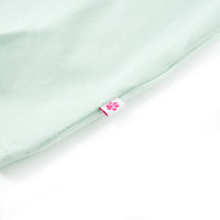 Maglietta da Bambina Menta Chiaro 140 10708
