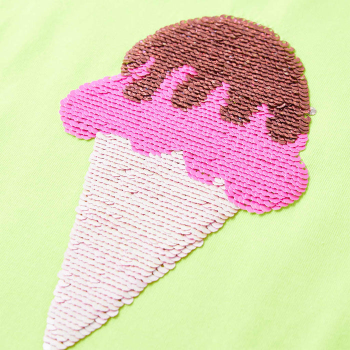 Maglietta da Bambina Giallo Neon 116