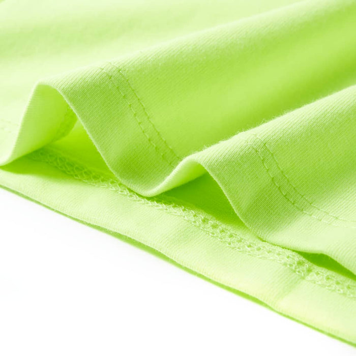 Maglietta da Bambina Giallo Neon 128 10712