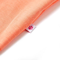 Maglietta da Bambina Arancione Neon 116 10721
