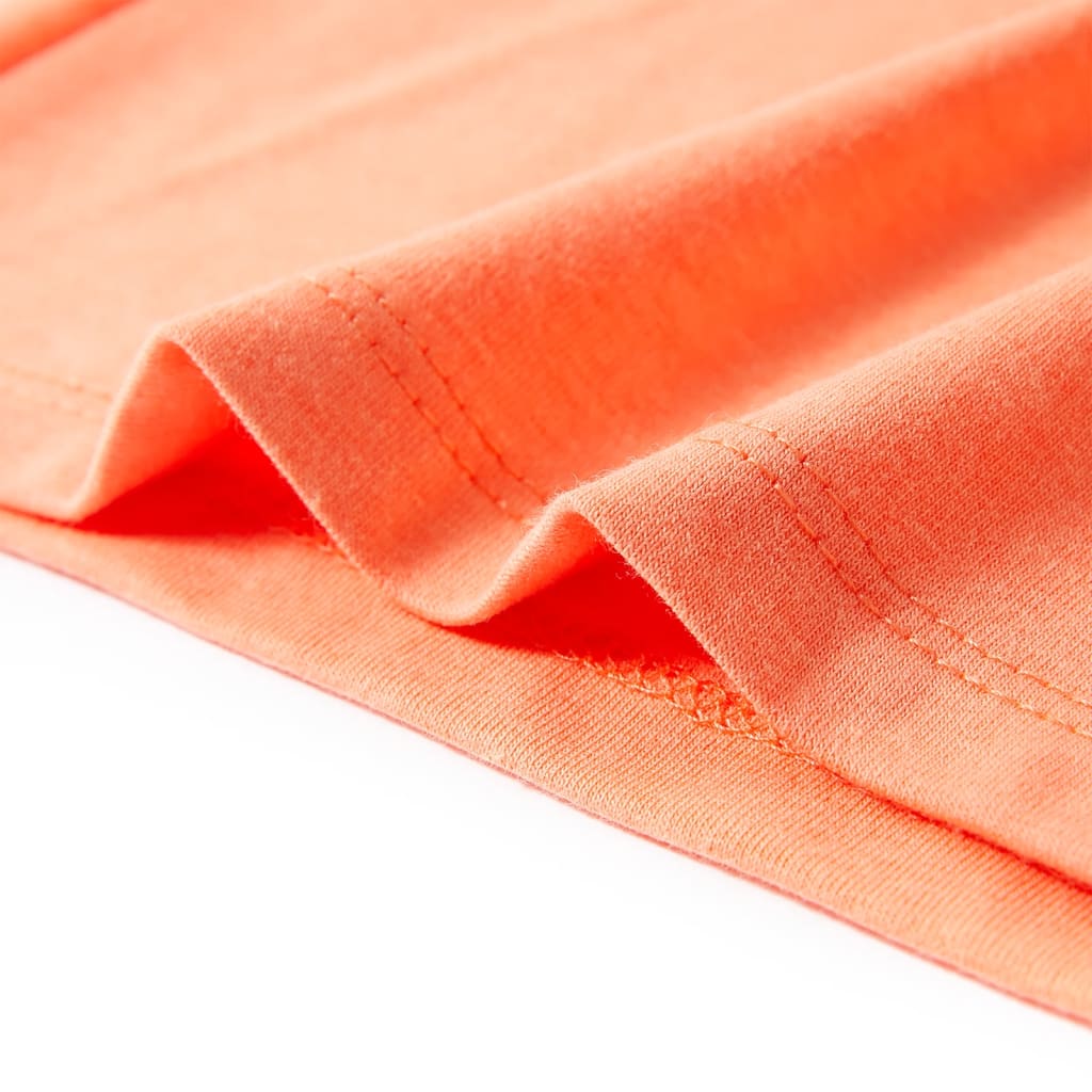 Maglietta da Bambina Arancione Neon 116 10721