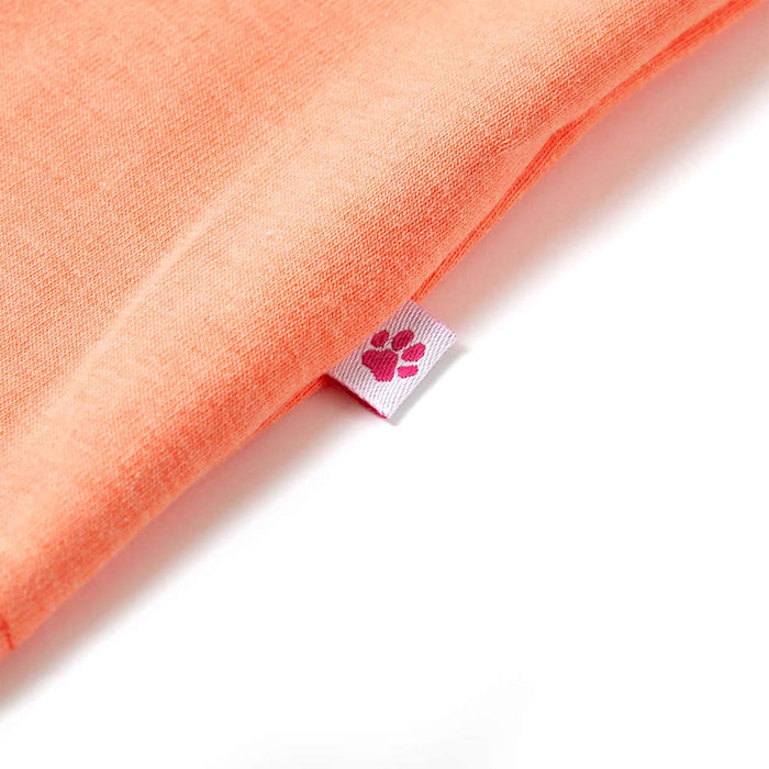 Maglietta da Bambina Arancione Neon 128 10722