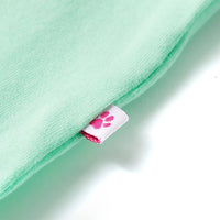 Maglietta da Bambina Verde Brillante 128 10737