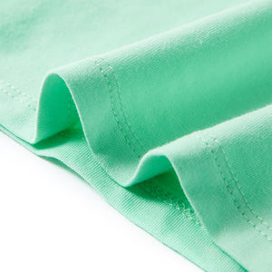 Maglietta da Bambina Verde Brillante 128 10737