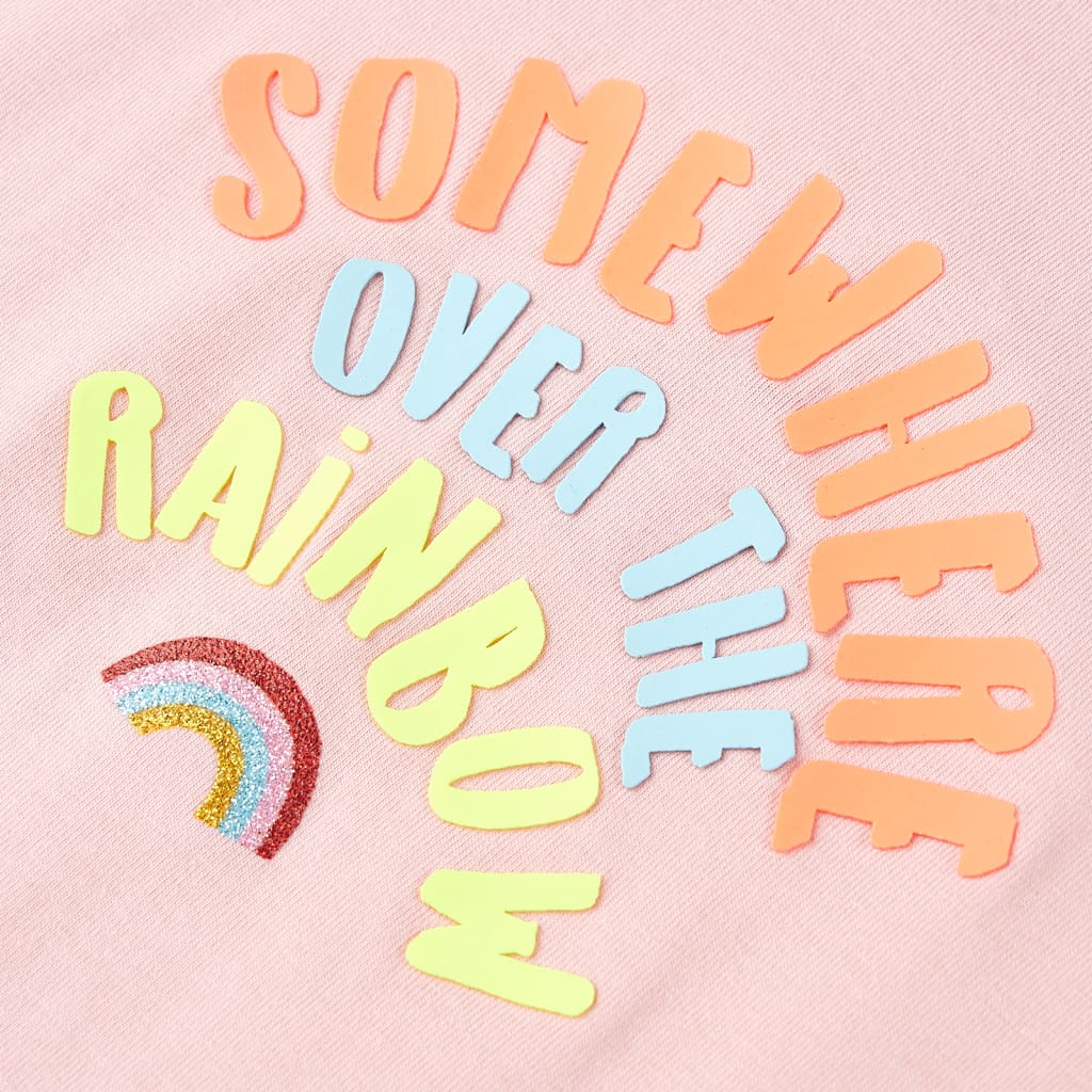 Maglietta da Bambina Rosa Chiaro 128 10762