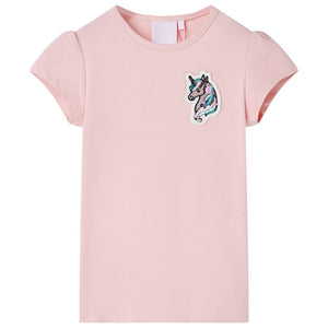 Maglietta da Bambina Rosa Chiaro 128cod mxl 86461