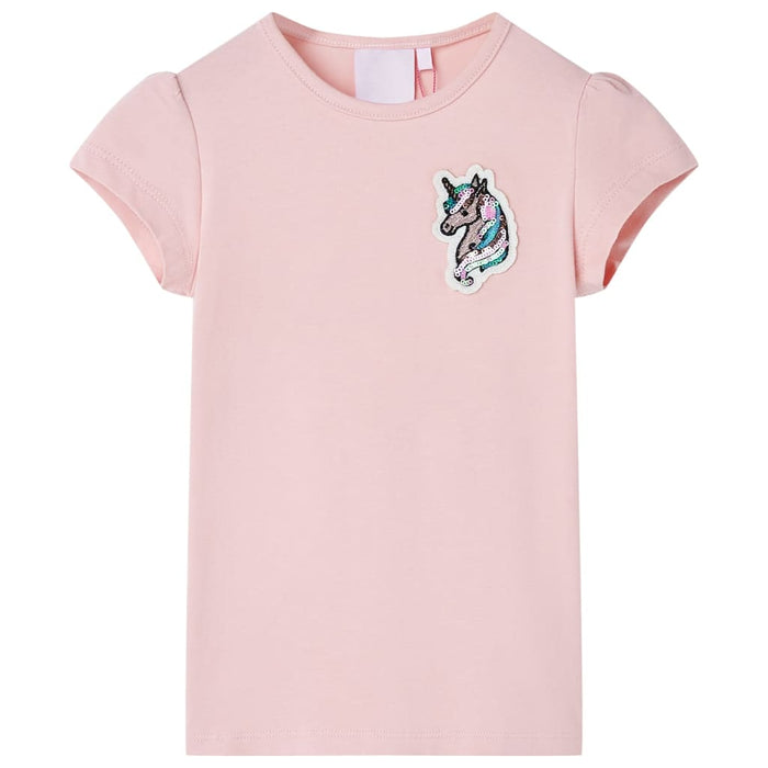 Maglietta da Bambina Rosa Chiaro 128cod mxl 86461