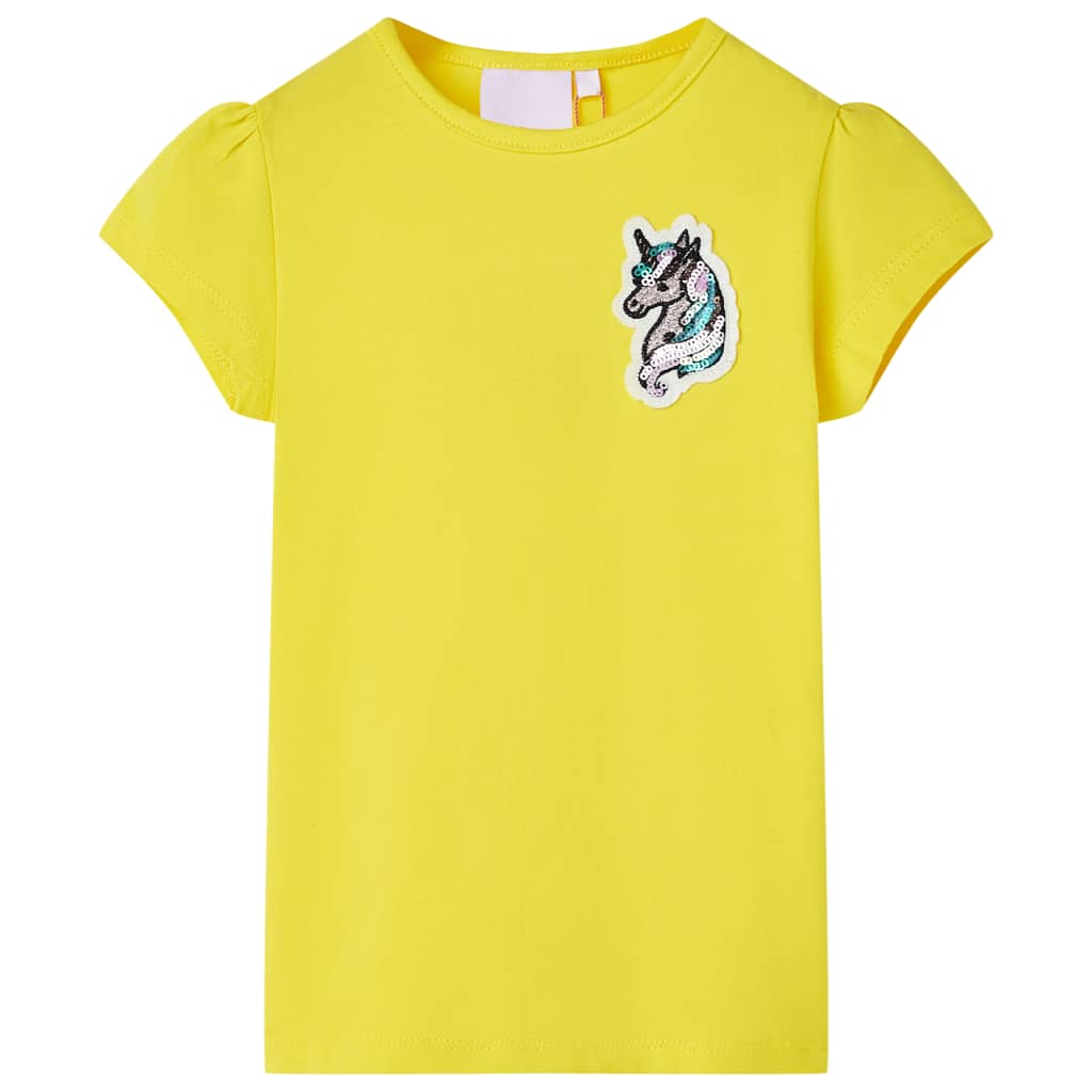 Maglietta per Bambine Giallo Brillante 92cod mxl 86462