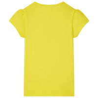 Maglietta per Bambine Giallo Brillante 92 10789