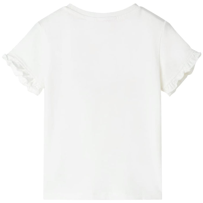 Maglietta da Bambina Ecru 92cod mxl 133415