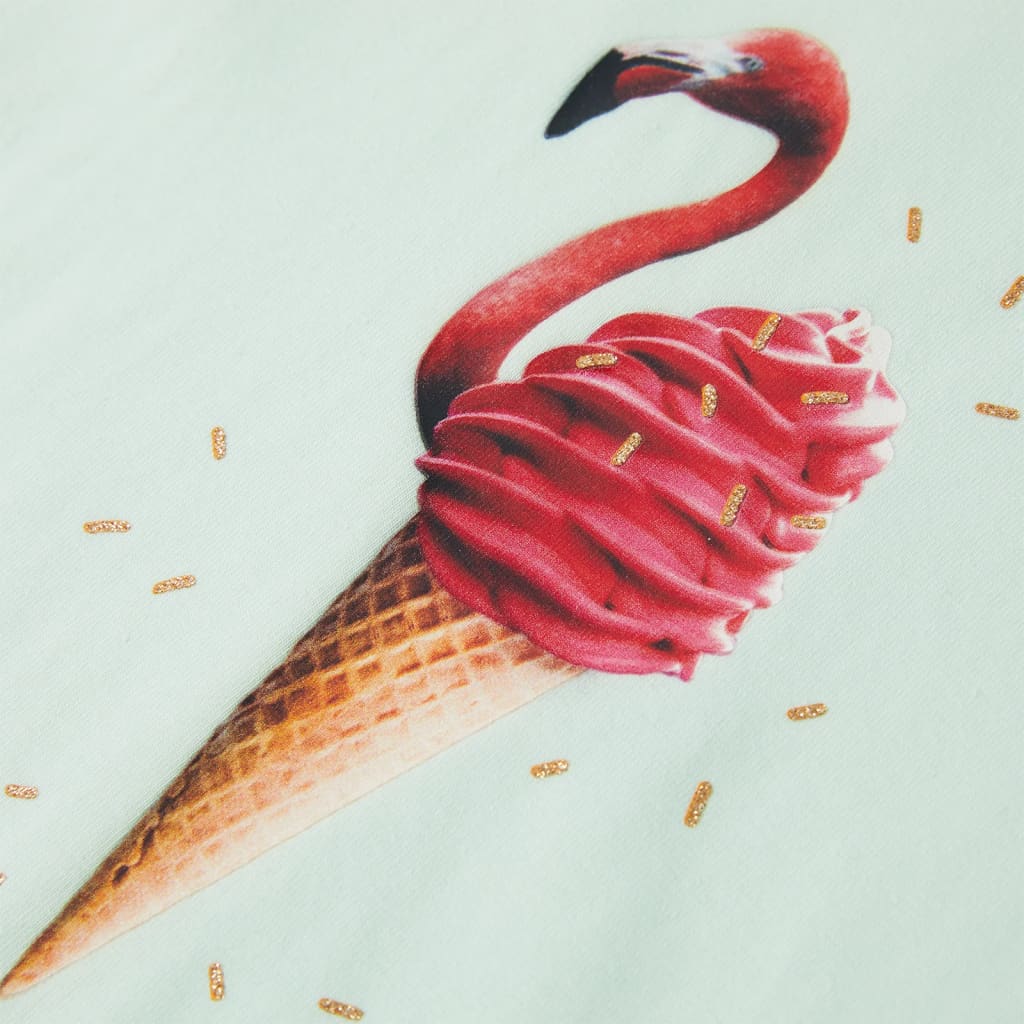 Maglietta da Bambina Menta Chiaro 128 10807