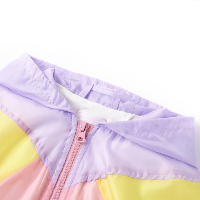 Giacca con Cappuccio e Cerniera da Bambina Multicolore 116