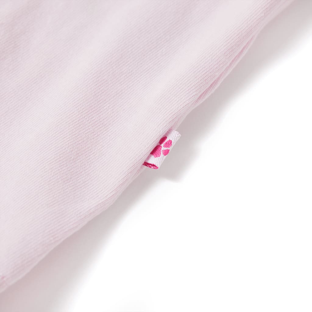 Maglietta da Bambina Maniche Aletta Rosa Tenue 128 10832