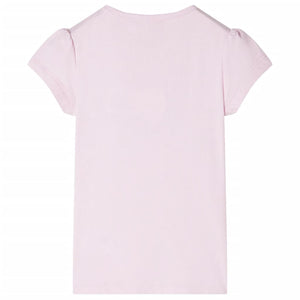 Maglietta da Bambina Maniche Aletta Rosa Tenue 140cod mxl 85358