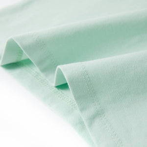 Maglietta Bambina Maniche Aletta Menta Chiaro 92