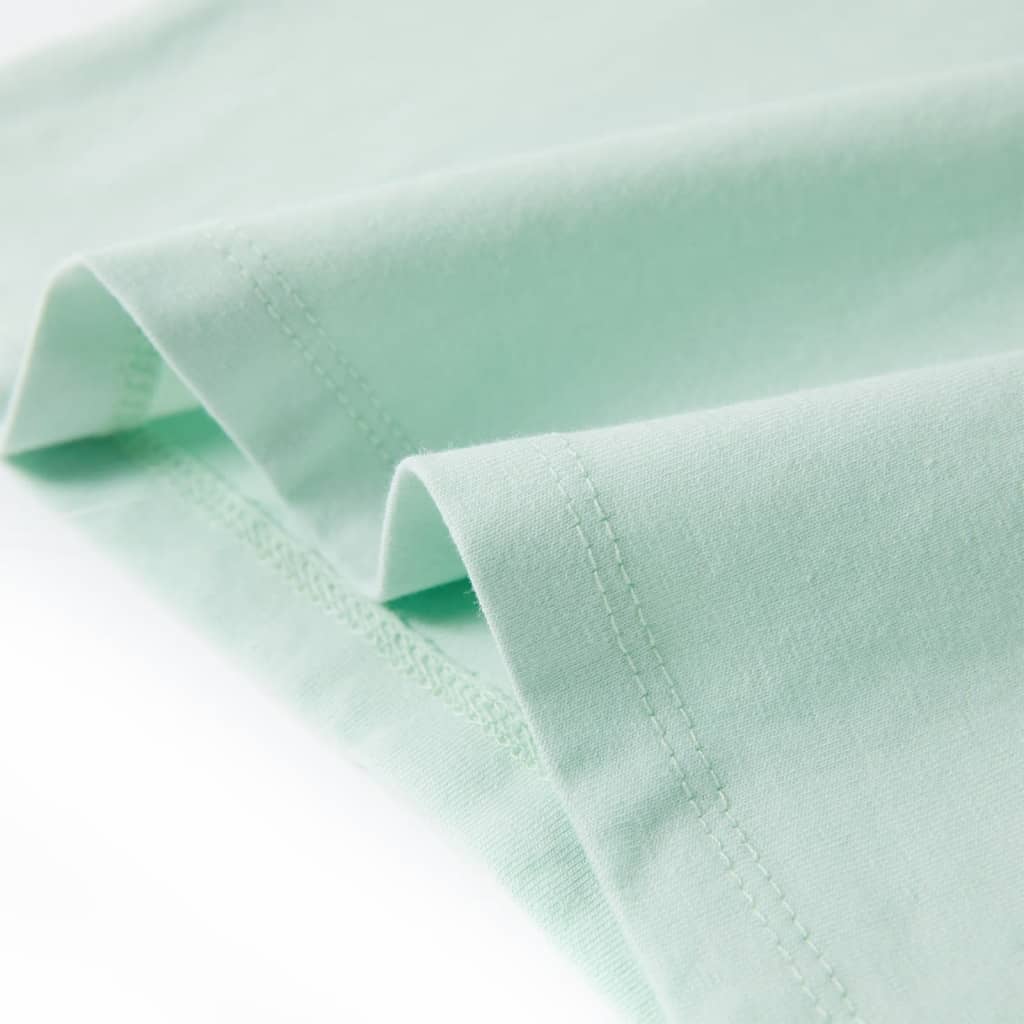 Maglietta Bambina Maniche Aletta Menta Chiaro 92 10834