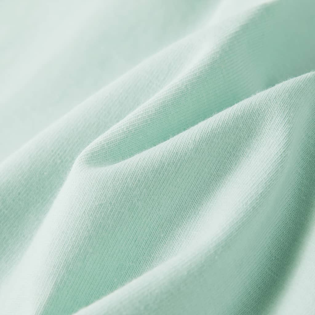 Maglietta Bambina Maniche Aletta Menta Chiaro 116 10836