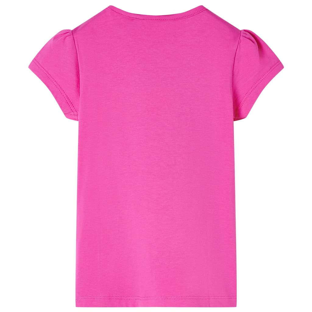 Maglietta da Bambina Maniche Aletta Rosa Scuro 92cod mxl 109322
