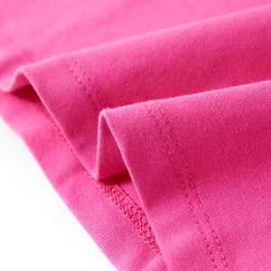 Maglietta da Bambina Maniche Aletta Rosa Scuro 116 10841