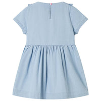 Abito da Bambina con Volant Blu Tenue 128cod mxl 134889