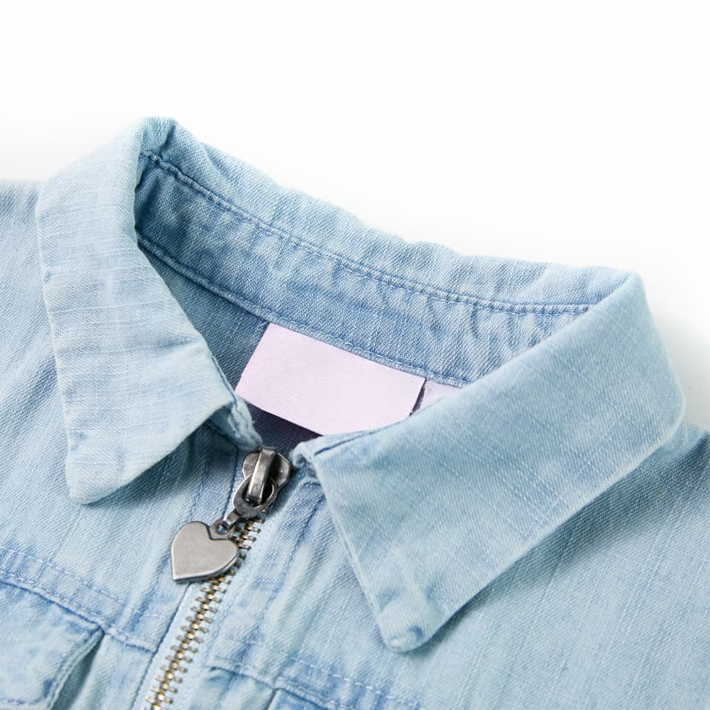 Tutina da Bambina a Maniche Corte Blu Tenue 116 10911