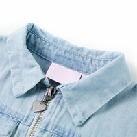 Tutina da Bambina a Maniche Corte Blu Tenue 116 10911