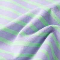 Gonna Dritta da Bambina a Righe Menta Brillante 92 10914