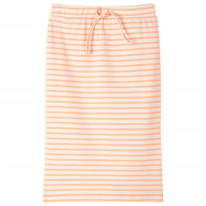 Gonna Dritta da Bambina a Righe Arancione Fluorescente 92cod mxl 133154