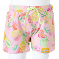 Pantaloncini per Bambini con Coulisse Rosa Tenue 128 10952