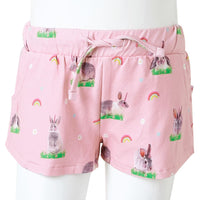 Pantaloncini per Bambini con Coulisse Rosa Chiaro 92 10959