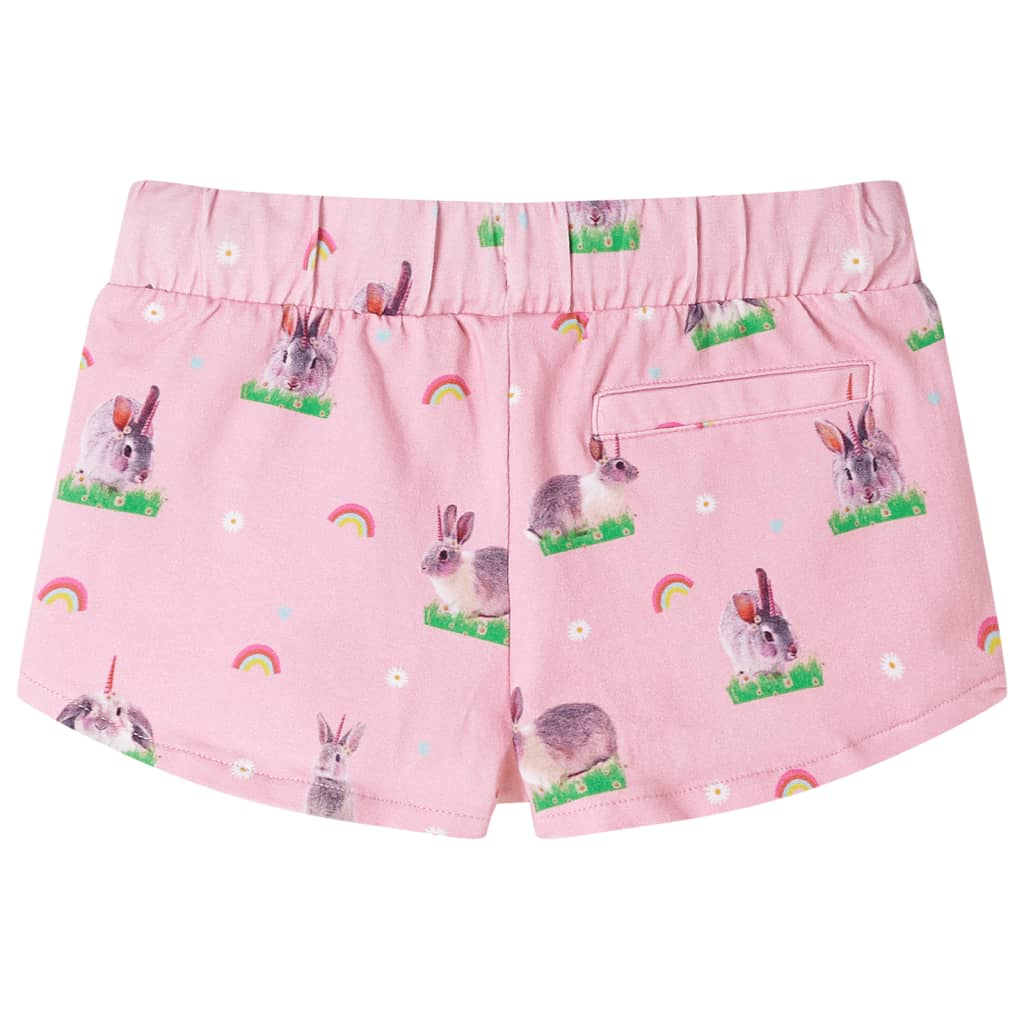 Pantaloncini per Bambini con Coulisse Rosa Chiaro 104 10960