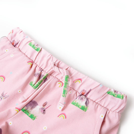 Pantaloncini per Bambini con Coulisse Rosa Chiaro 104 10960