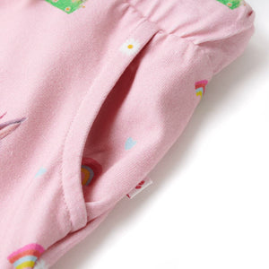 Pantaloncini per Bambini con Coulisse Rosa Chiaro 104 10960