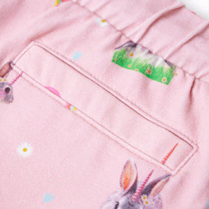Pantaloncini per Bambini con Coulisse Rosa Chiaro 104 10960