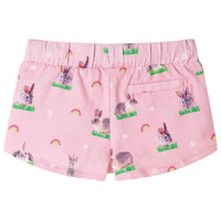 Pantaloncini per Bambini con Coulisse Rosa Chiaro 128 10962