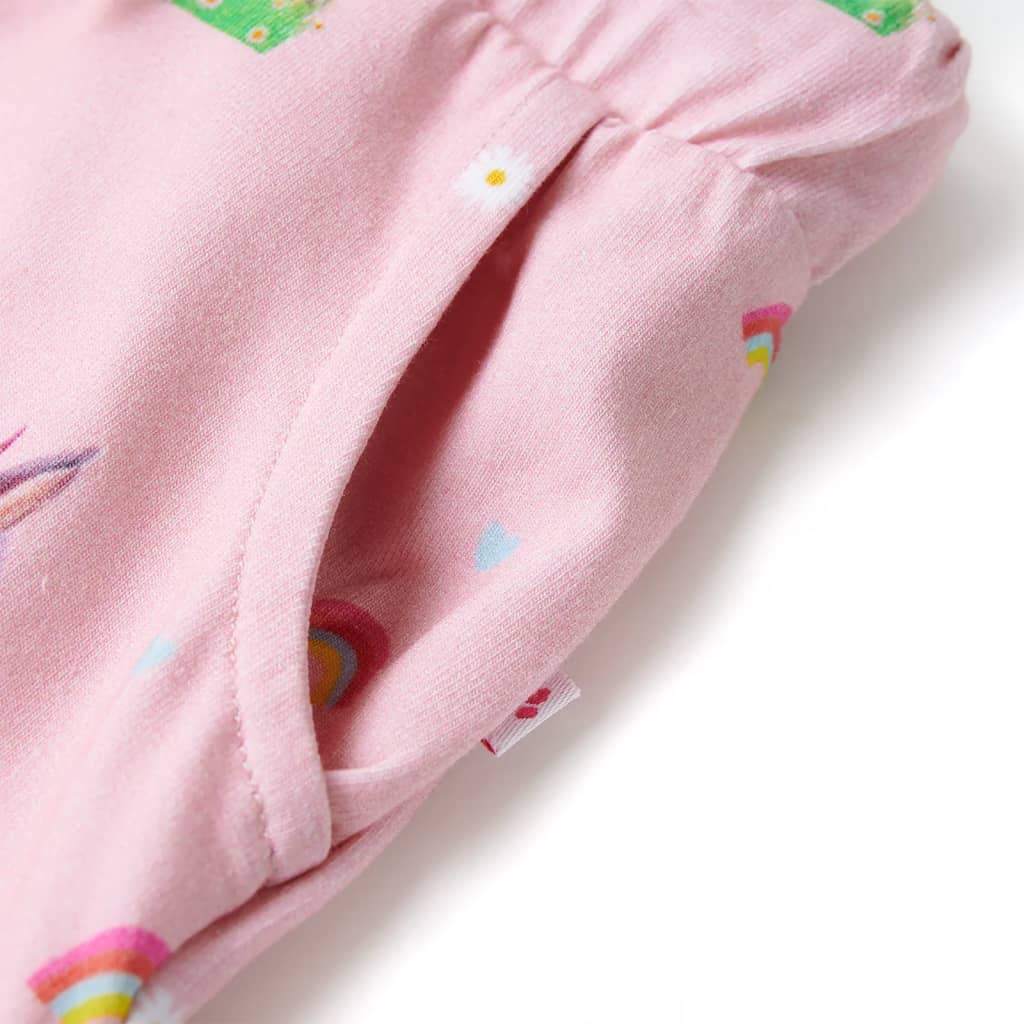 Pantaloncini per Bambini con Coulisse Rosa Chiaro 128 10962